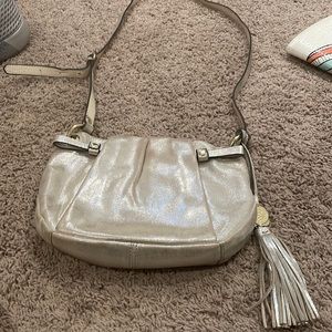 Vince Camuto silver crossbody